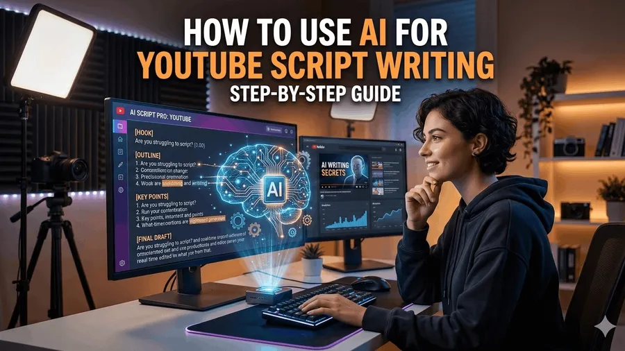 AI tools to help you write professional YouTube scripts