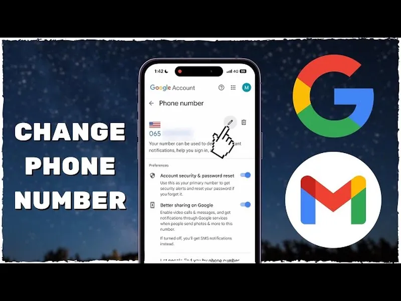 How to update the phone number in your Gmail account