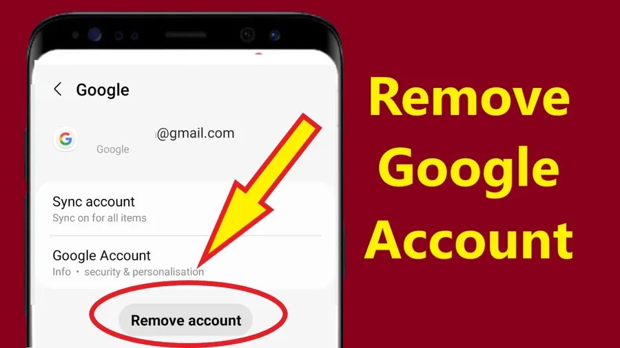 How to Remove Google Account from Android Phone Android settings page showing Google account removal confirmation screenshot