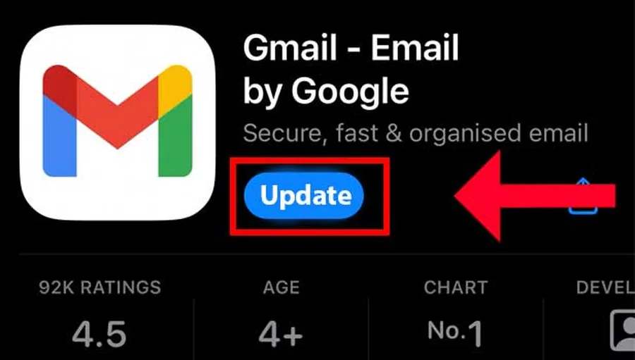 How to update the Gmail app on your mobile device