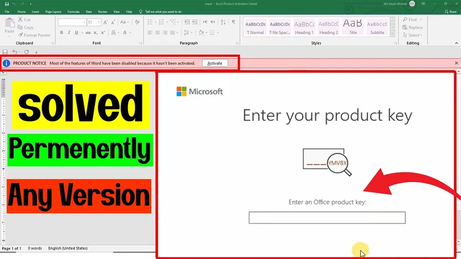 How to troubleshoot Microsoft Office product key errors