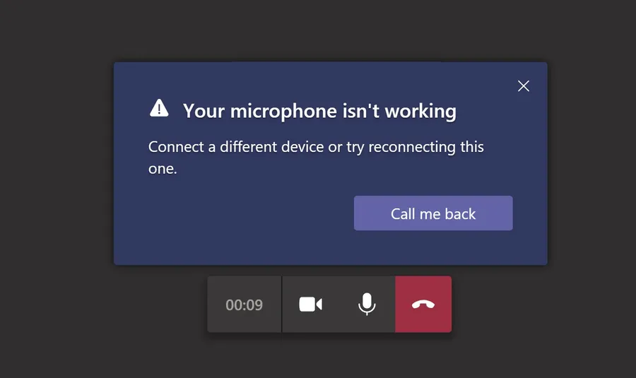 Troubleshooting steps for Microsoft Teams microphone issues