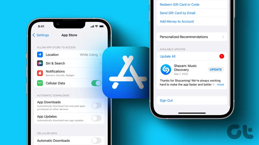 Update Apps on iPhone How to update apps on iPhone App Store screenshot step by step