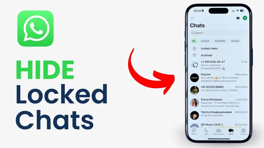 How to hide individual or group chats on WhatsApp