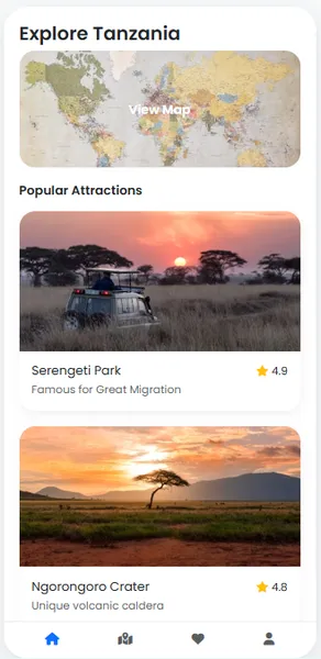 Tourism Guide App Tanzania tourism and travel guide mobile application